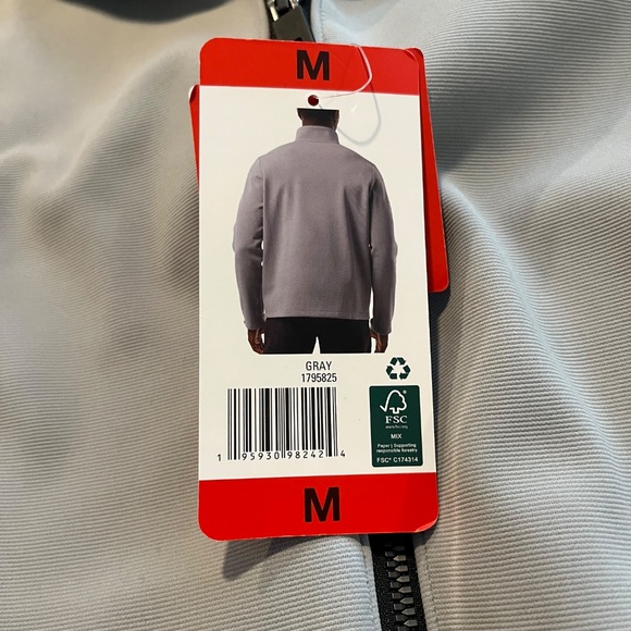 COPY - 32 Degrees Men's Full Zip Jacket Gray Size Medium New with Tags - Picture 6 of 10